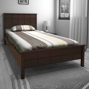 Cipher Single Bed Without Storage In Espresso Finish